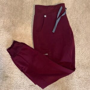 Figs Burgundy Women's Pants
